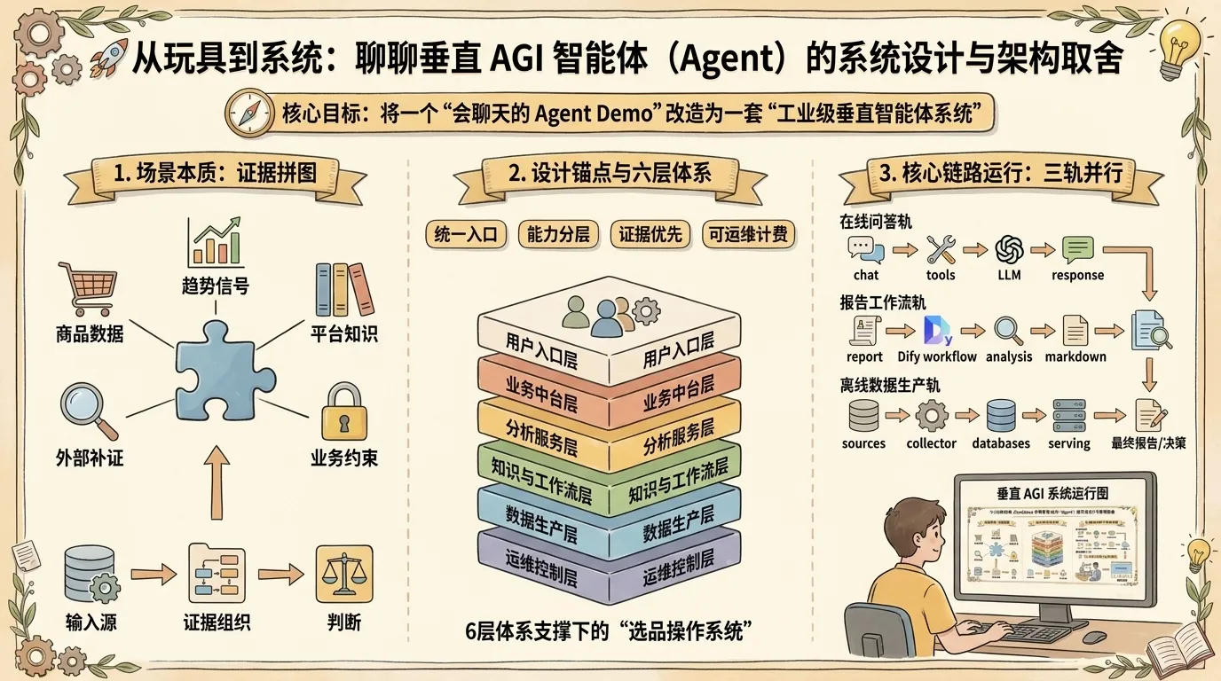 从玩具到系统：聊聊垂直 AGI 智能体（Agent）的系统设计与架构取舍
