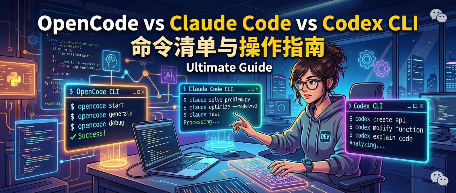 OpenCode vs Claude Code vs Codex CLI